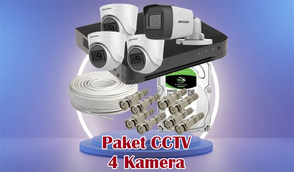 Paket CCTV 4 Kamera